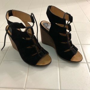 Melrose and Market Black Tie Wedges